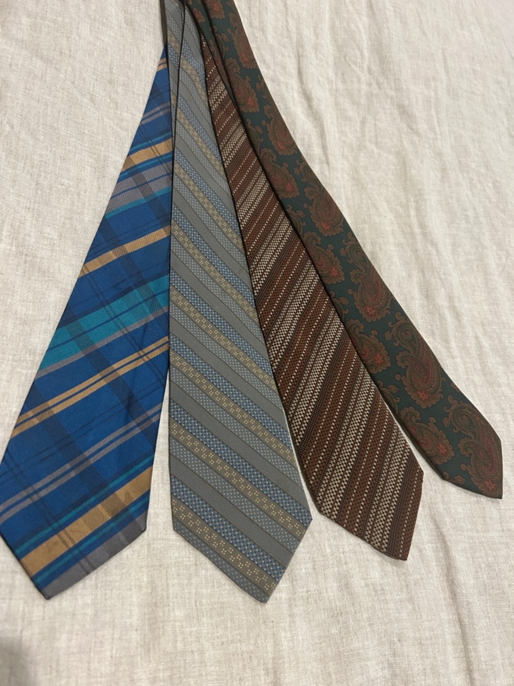 Lot of 4 Yves Saint Laurent Ties